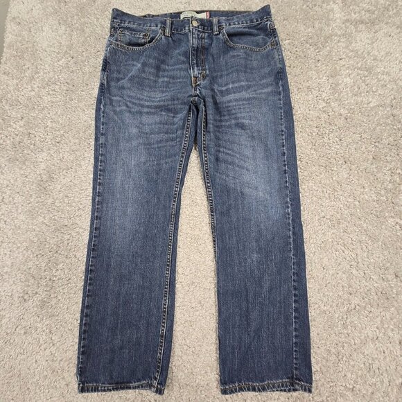 Levis 559 Jeans Men 34x30 Blue Relaxed Straight Fit Medium Wash Denim Y2K Skater - Picture 1 of 14